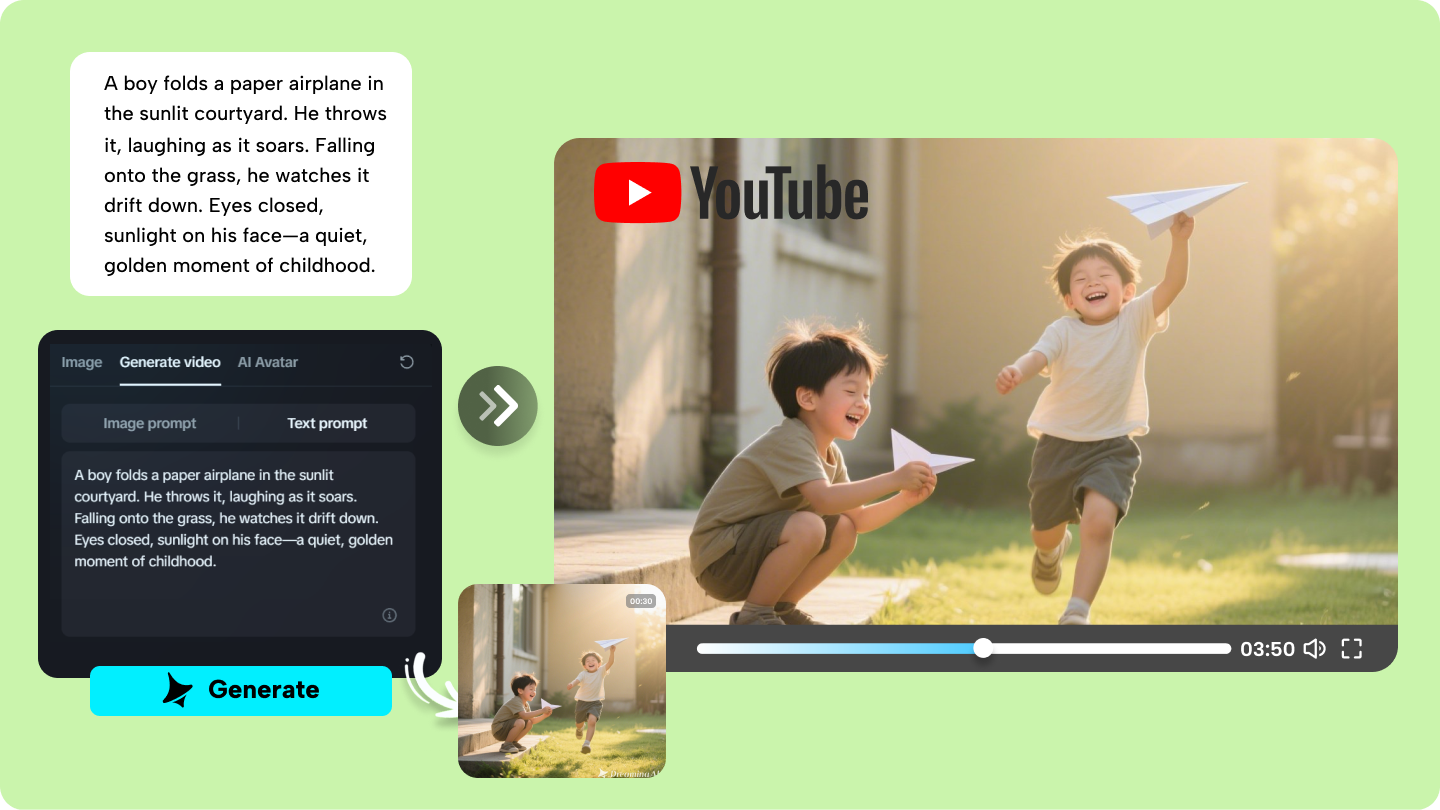 YouTube için ai komut dosyası oluşturucu