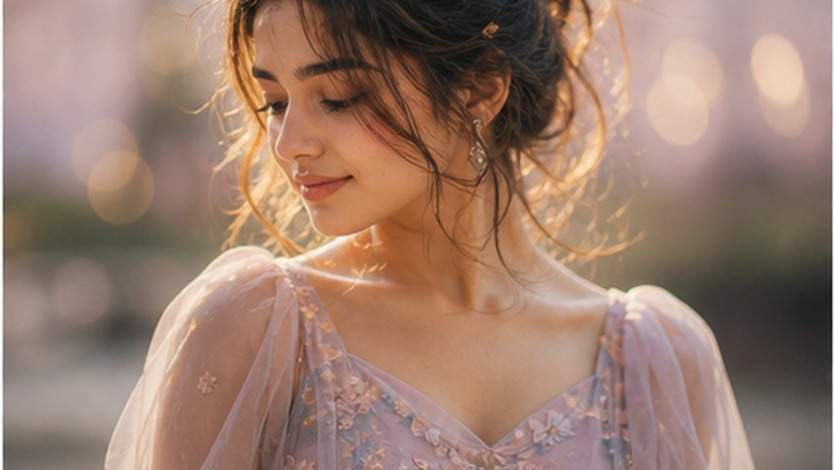 Pastel Dress Portrait