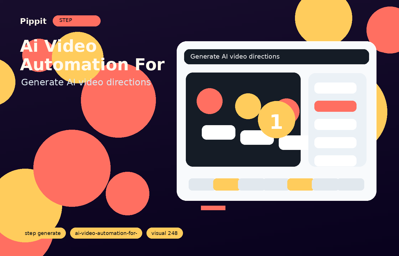 ai video automation for social media generation workflow in Pippit