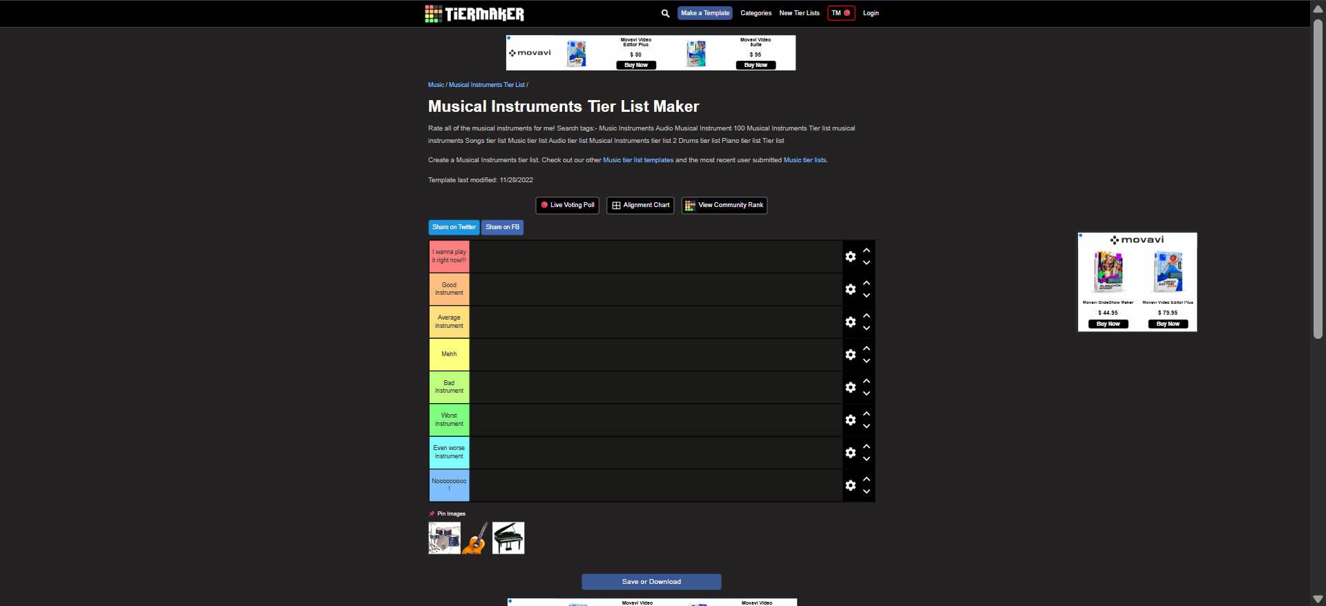 tier rank maker