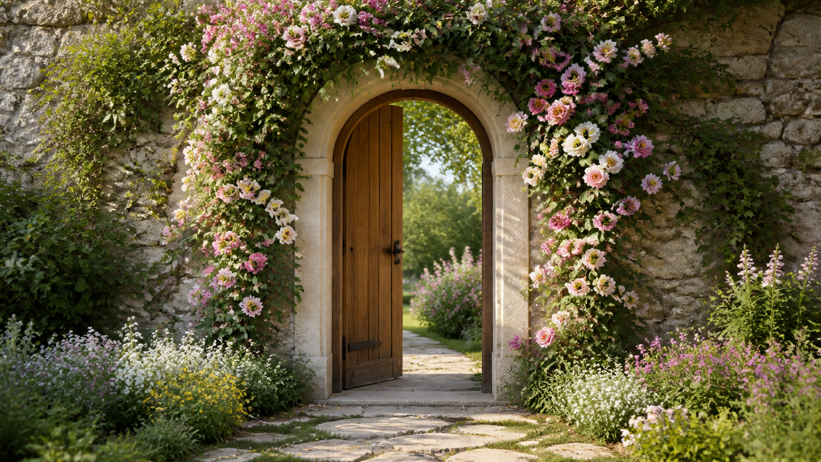 Decorative entrance example