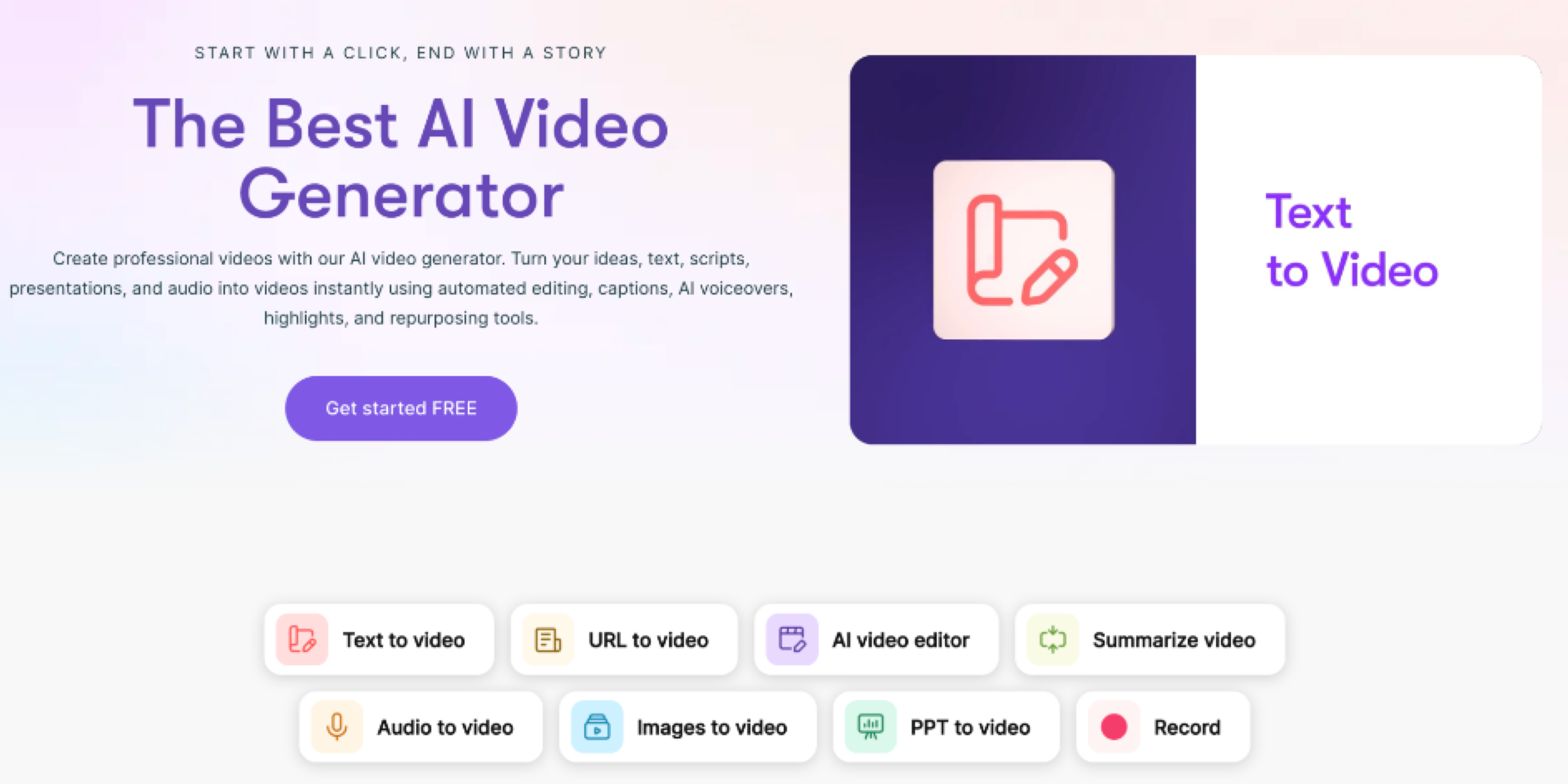 Pictory AI video generator