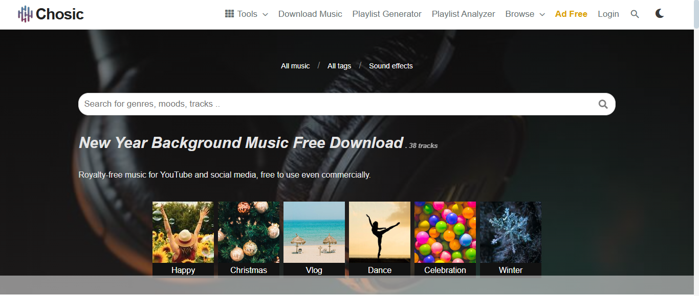 Chosic - Feliz Año Nuevo efecto de sonido