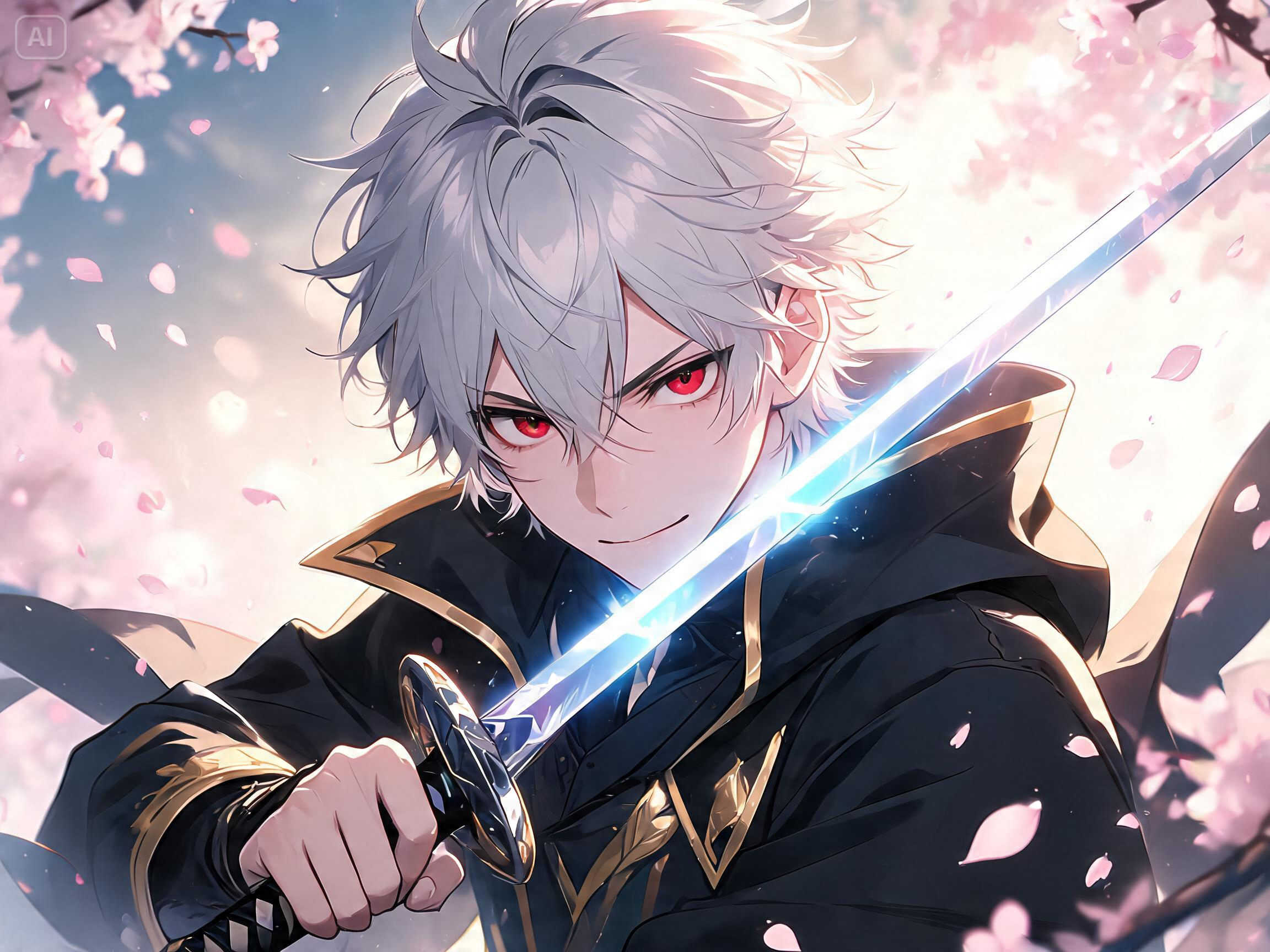 Aufforderung für ein originelles Anime-Heldenporträt