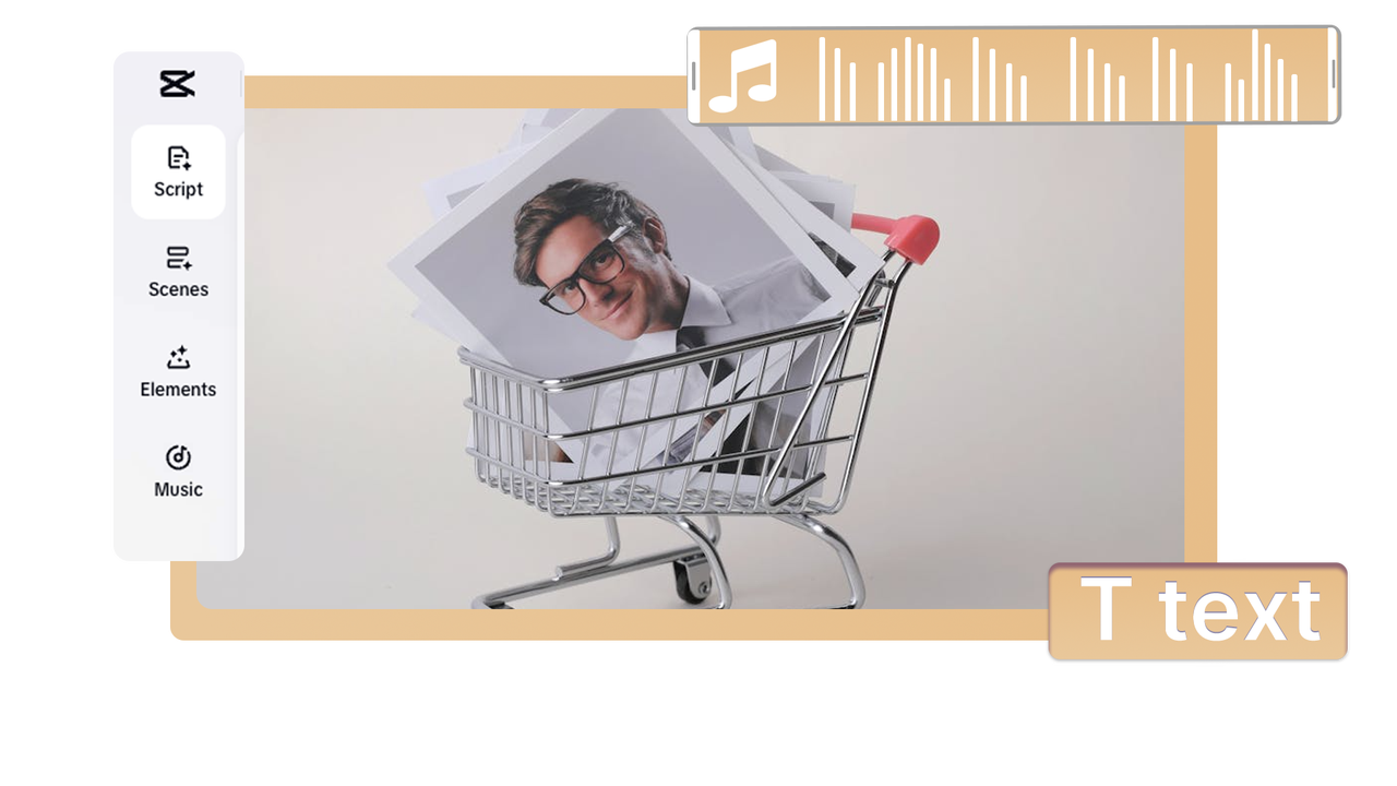 Edit AI videos in CapCut's integrated editor