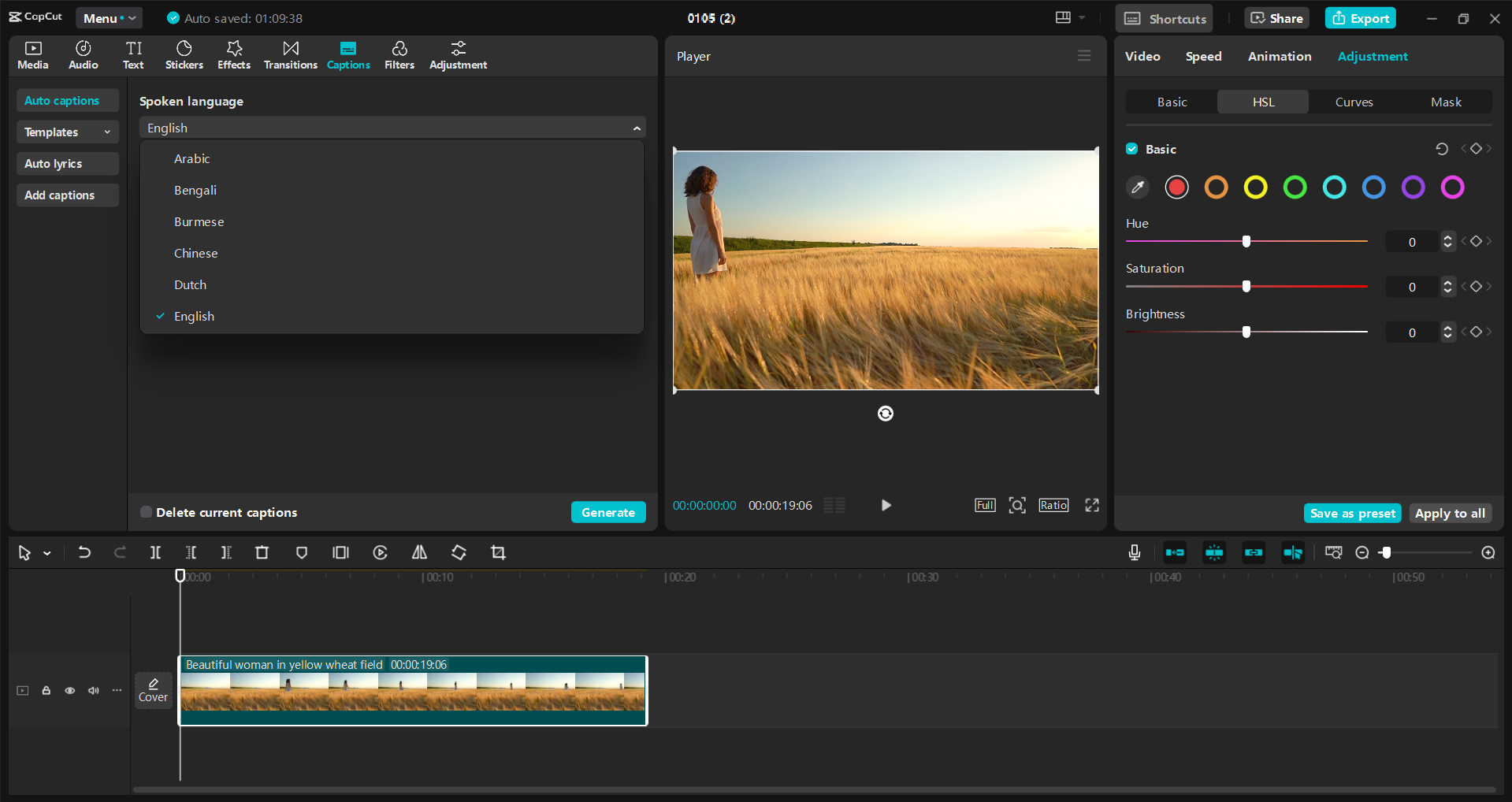 Interface de l' CapCut éditeur vidéo de bureau - le meilleur endroit pour éditer vos vidéos promotionnelles