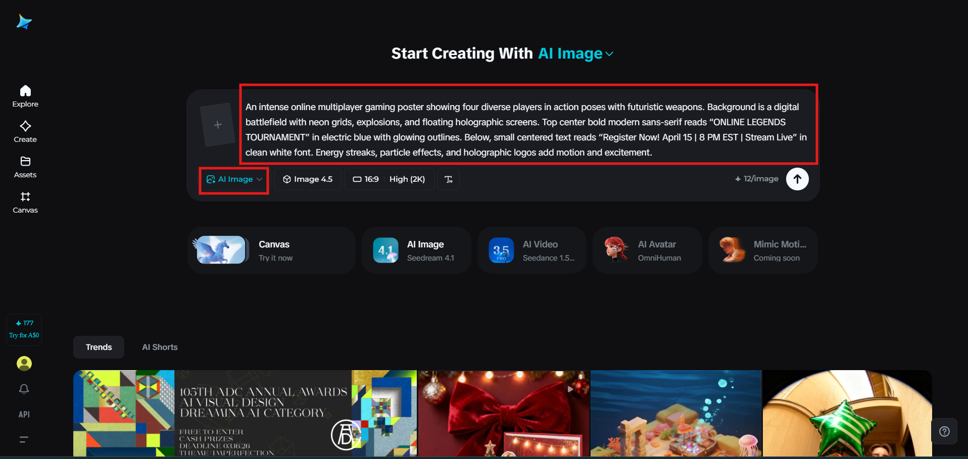 Napisz tekst do generowania plakatu o grach.