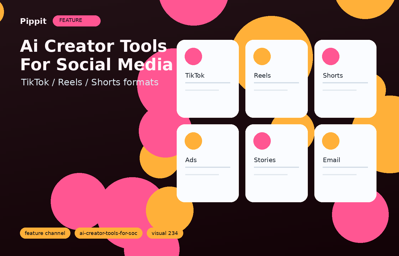 Ai Creator Tools for Social Media match the format to the social channel visual