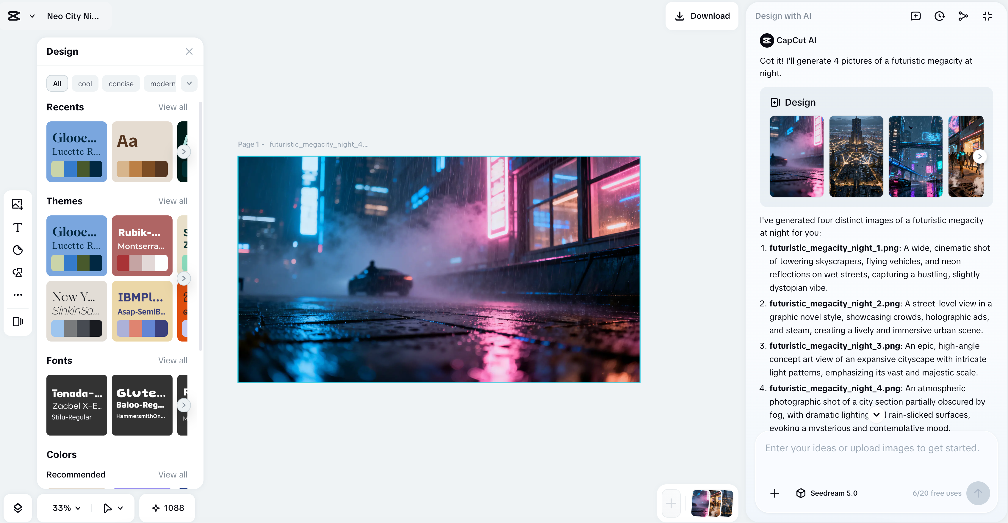 Get the generated image