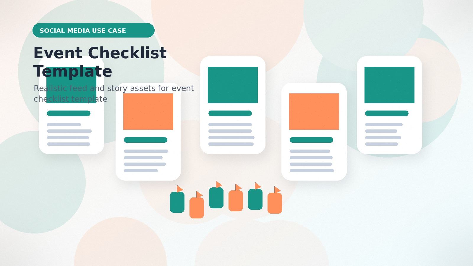 Event Checklist Template realistic social media use case visual for event checklist template
