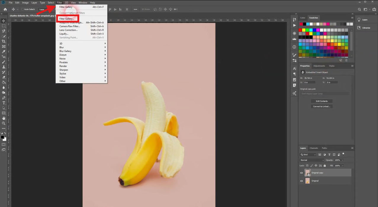 Apply the poster edge effect