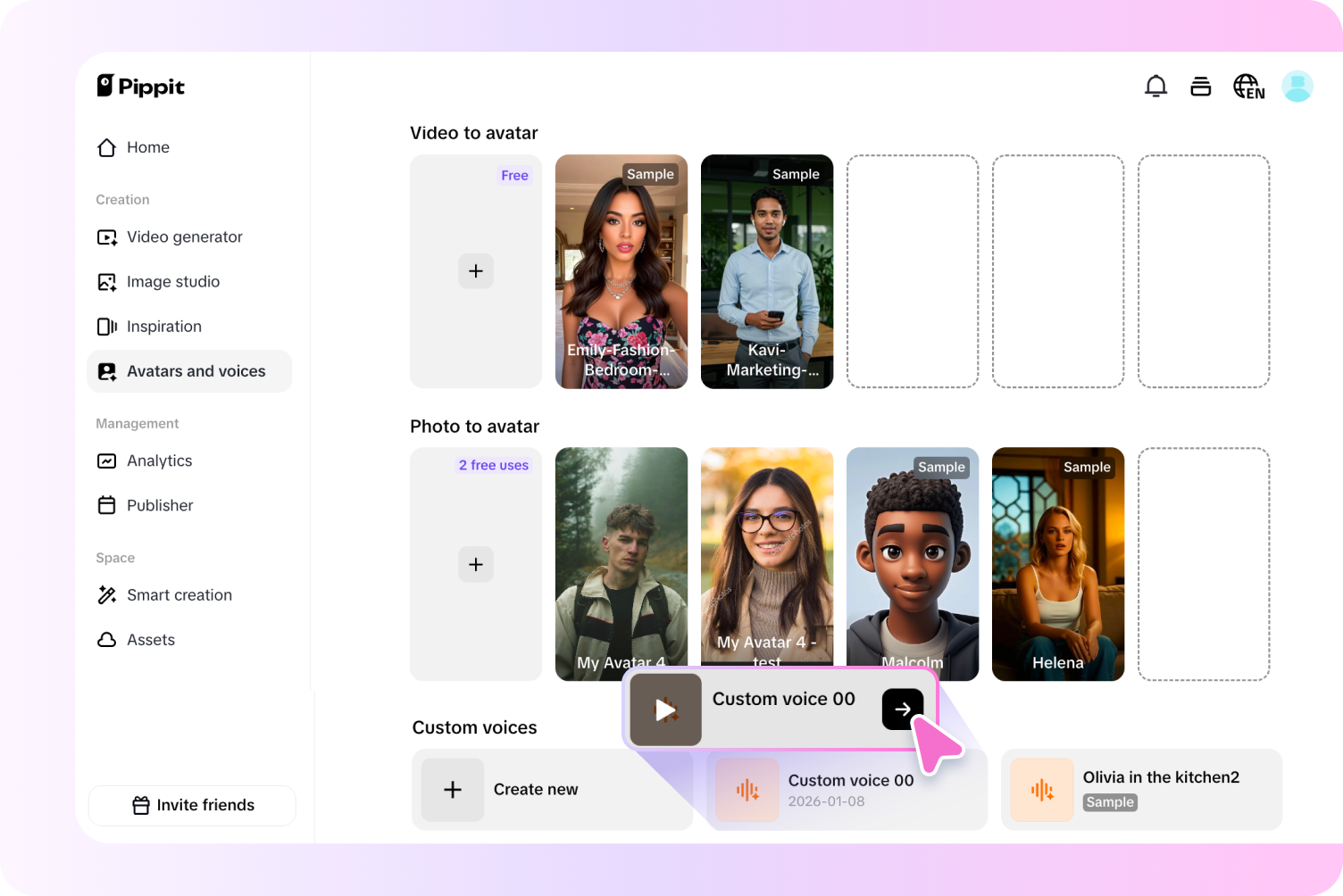share and publish your video