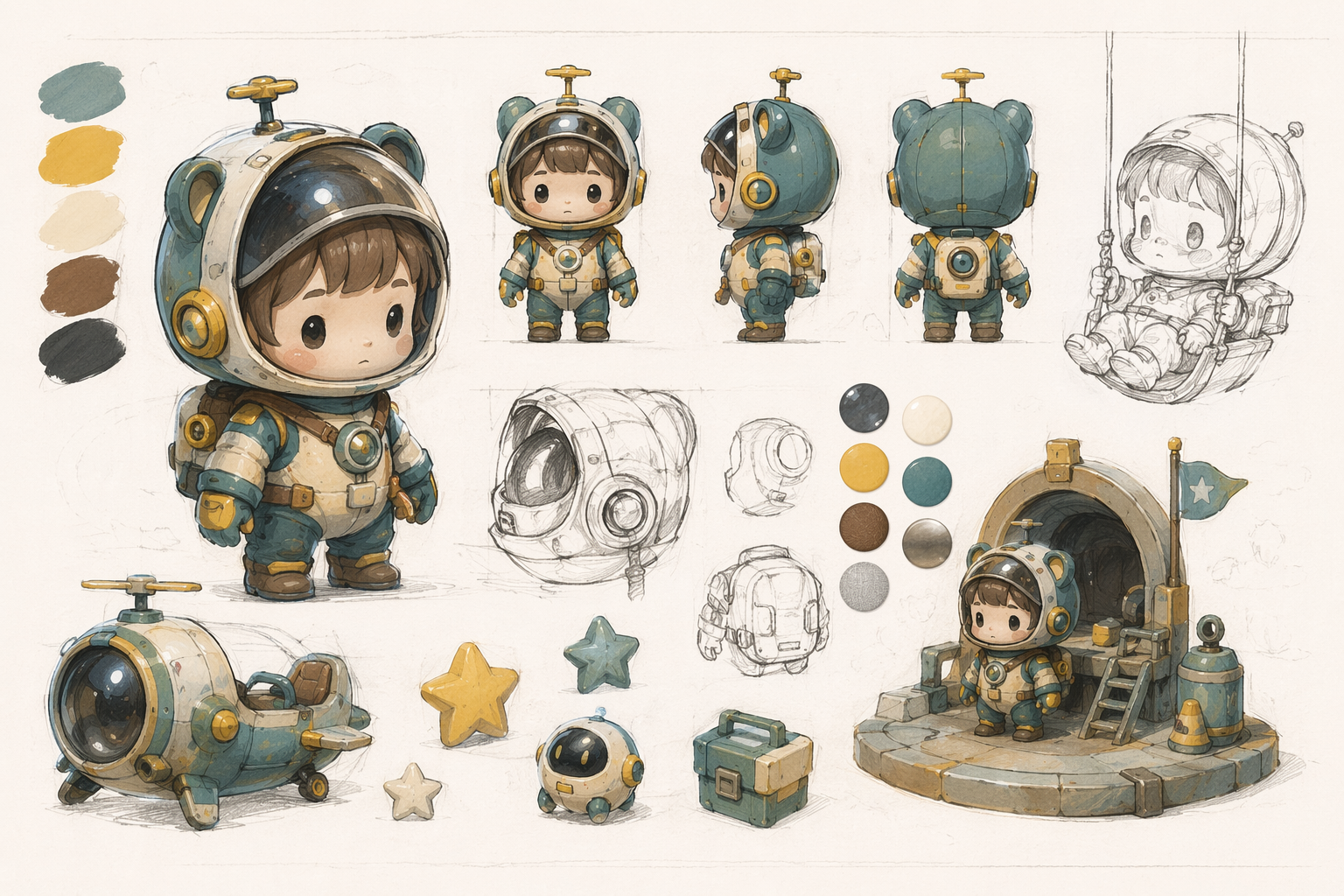 AI Toy Box toy concept boards