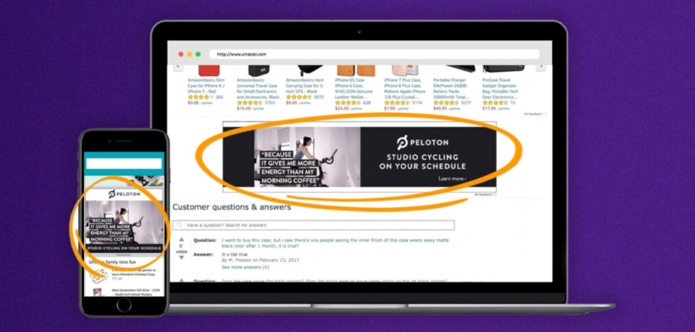 Amazon's retargeting ads for higher conversions