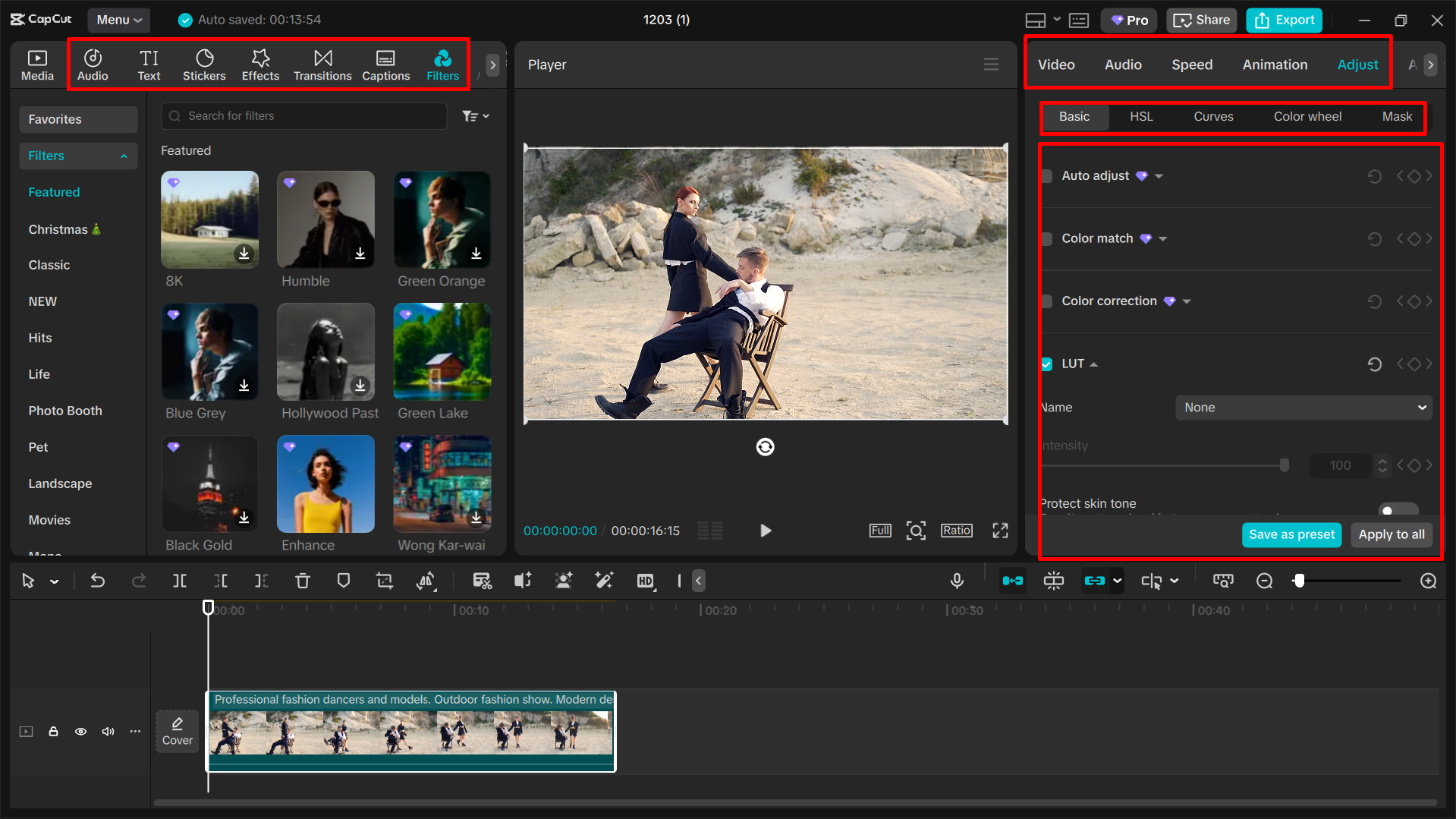 Edit your video using the tools in the CapCut desktop video editor