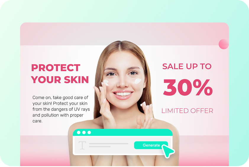  AI-generated marketing poster