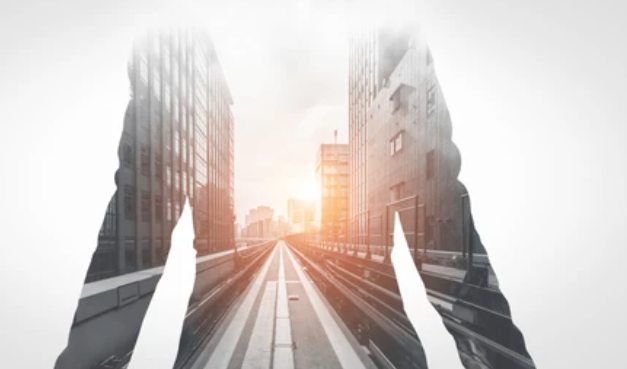 Road to nowhere image for double exposure