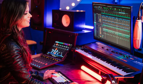 Miku AI voice in music production