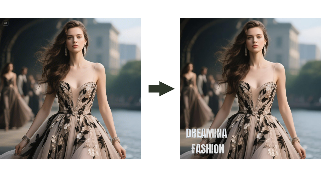 AI text effects in Dreamina