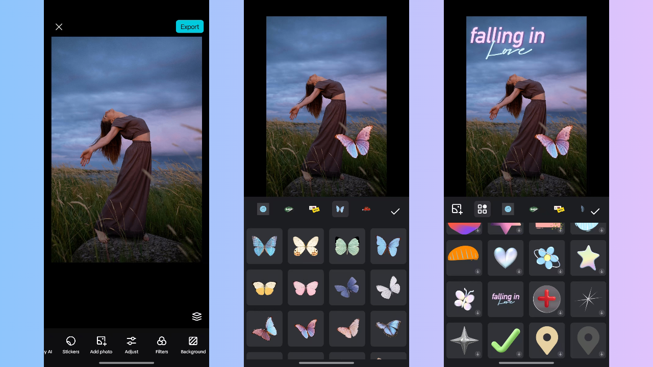 Animated stickers & overlays