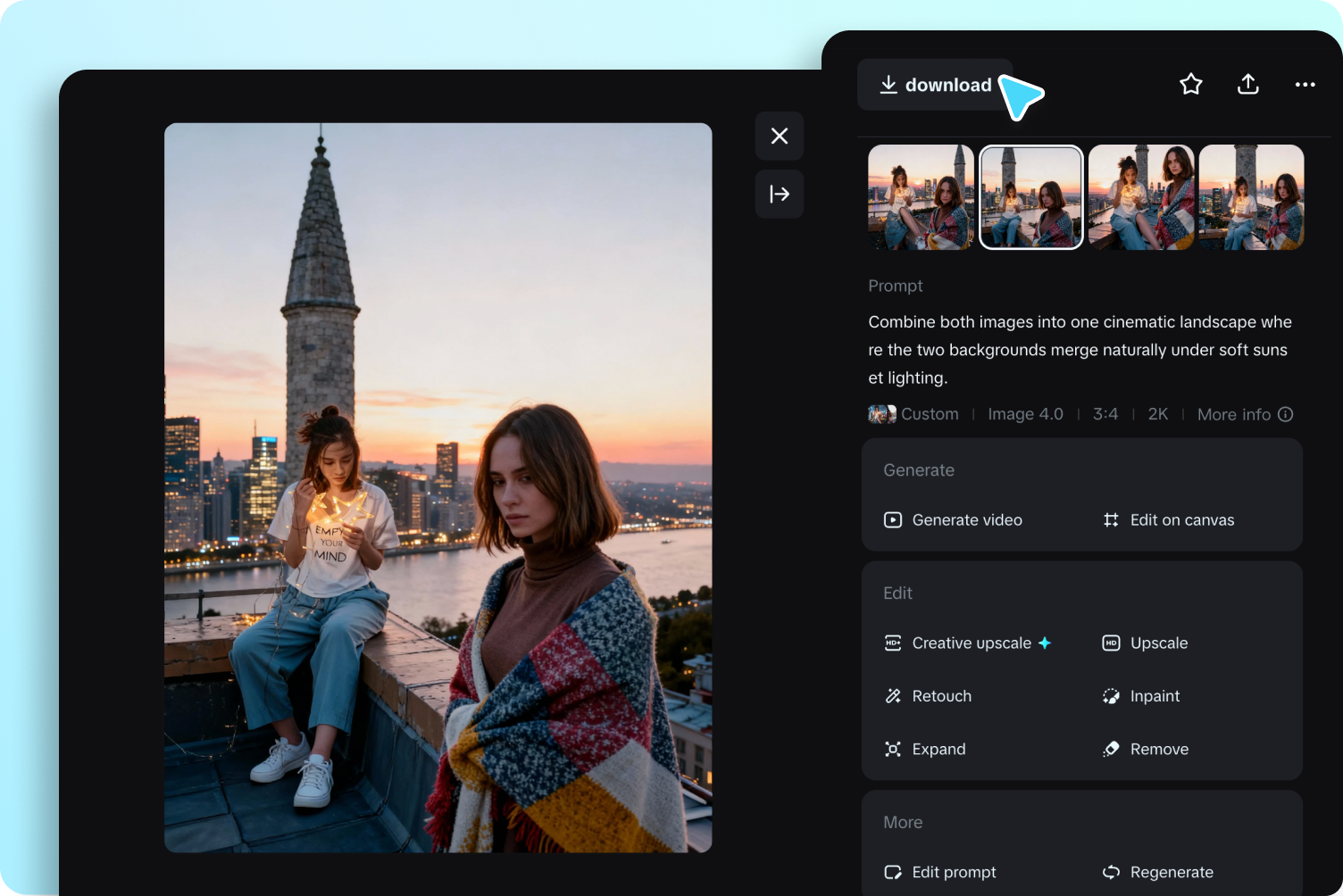 descarga tu imagen unificada
