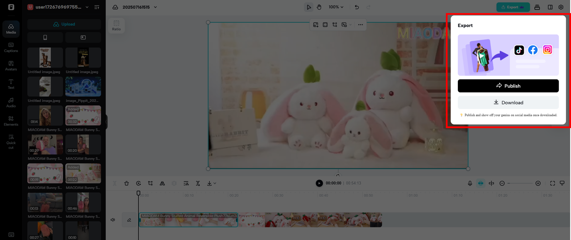 Export and post