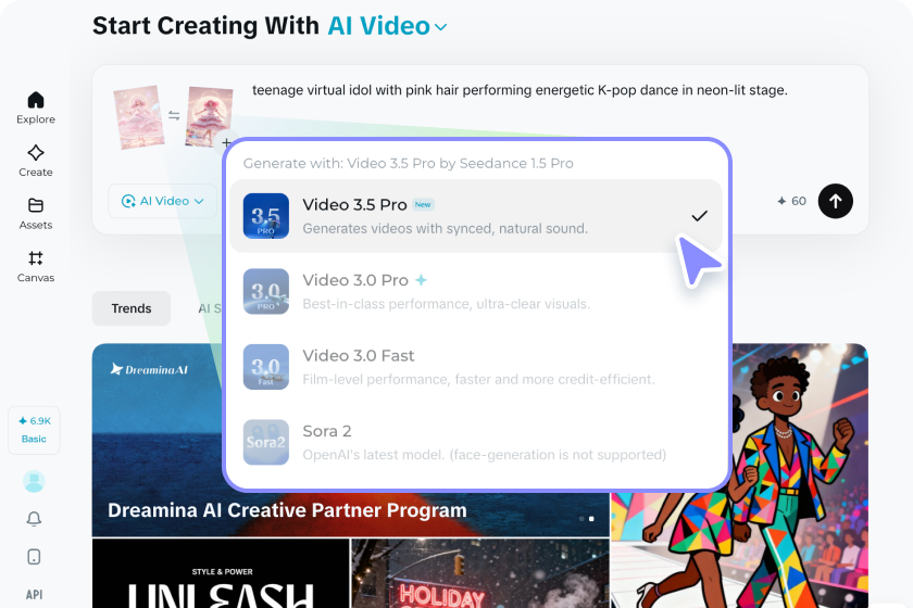 generate your AI singing video