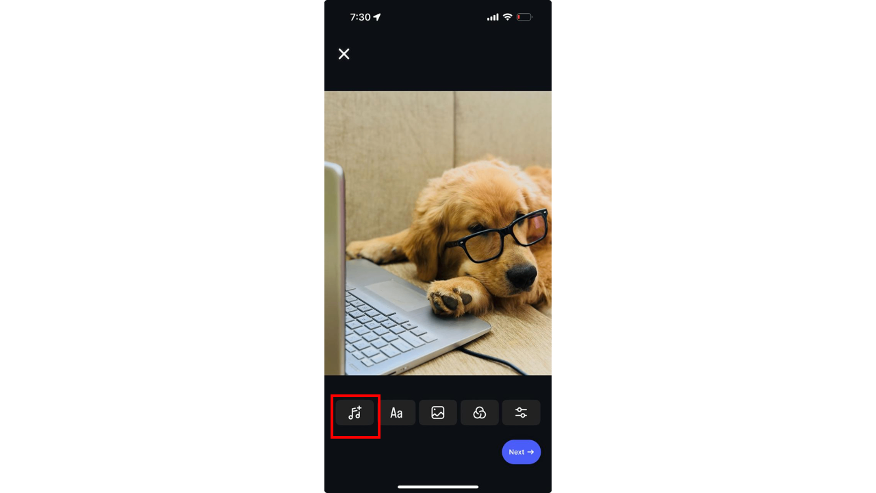 Instagram’s music library