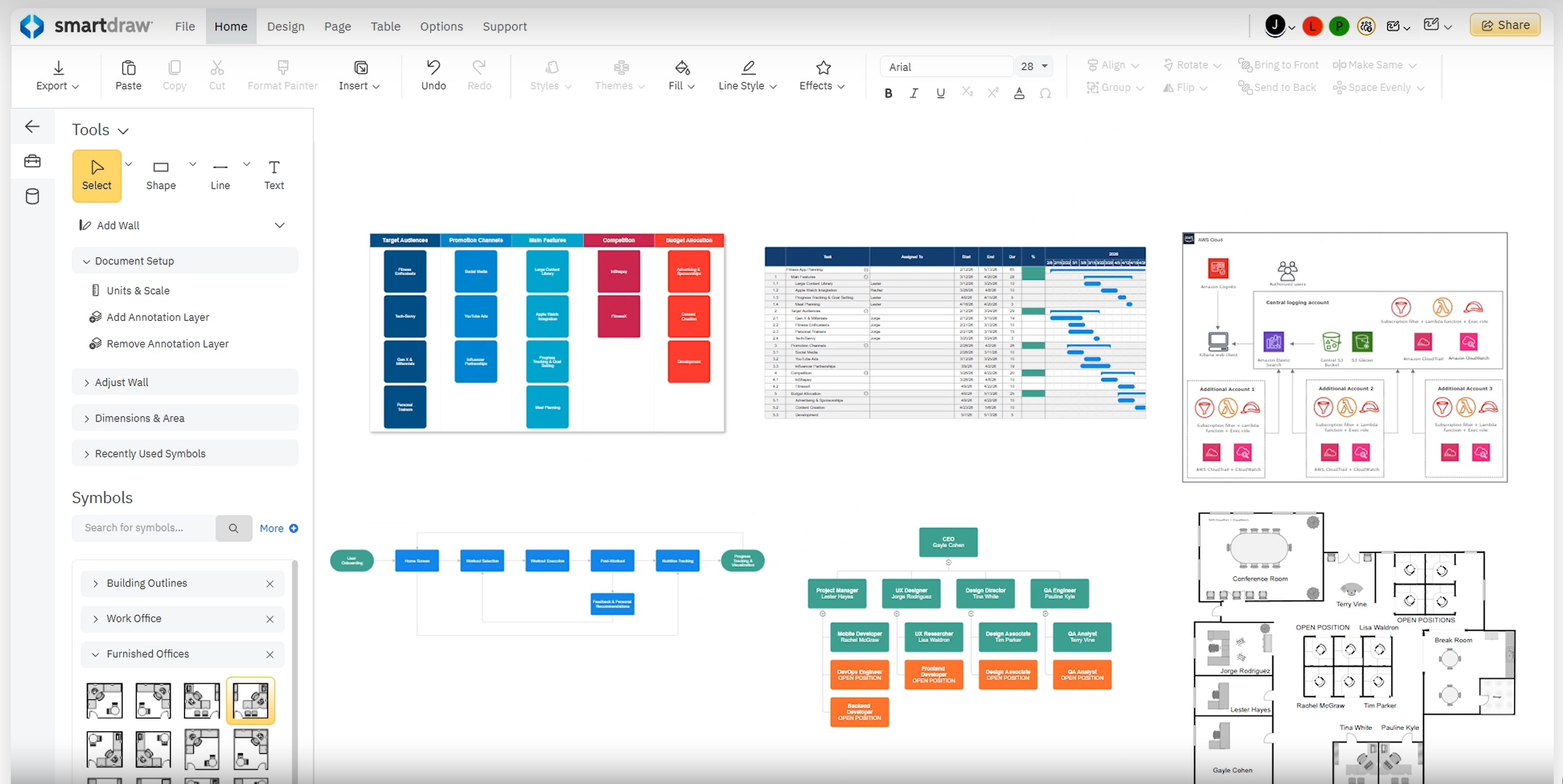 Çevrimiçi ücretsiz kat planı oluşturucu