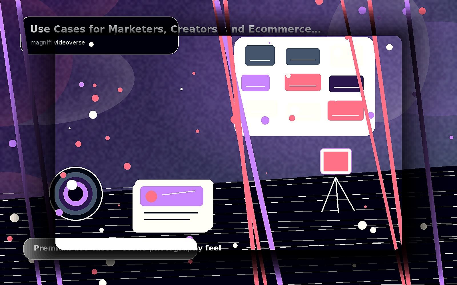 Use Cases for Marketers, Creators, and Ecommerce Teams — premium scene image for magnifi videoverse