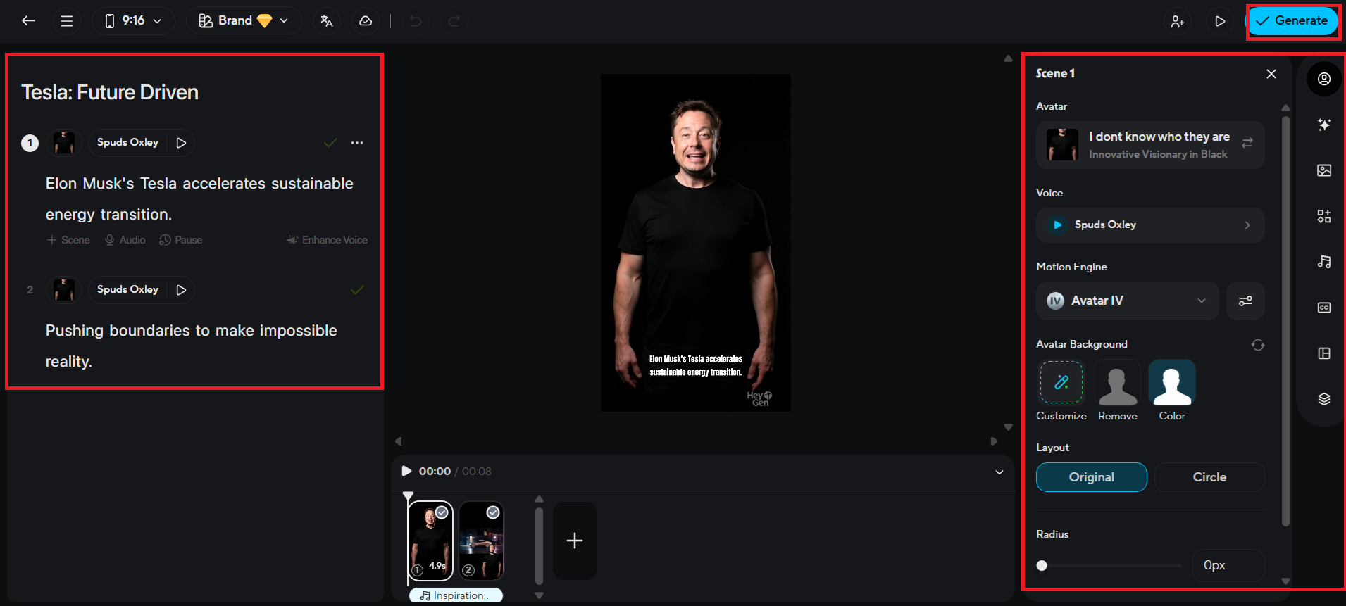 Editar e finalizar no estúdio