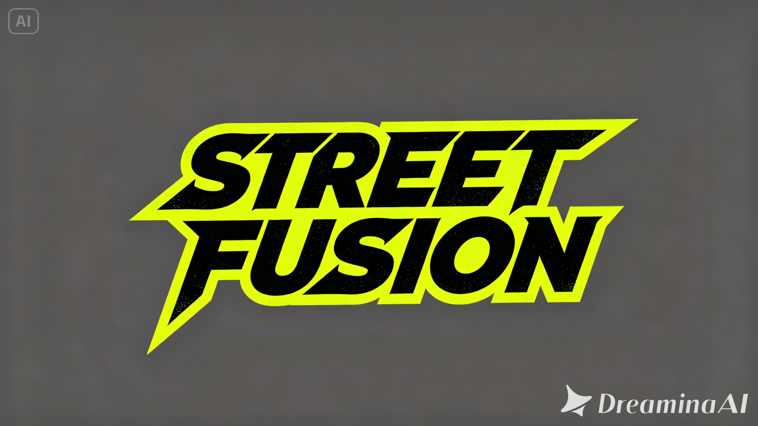 대담한 맞춤 타이포그래피 스트리트웨어 로고