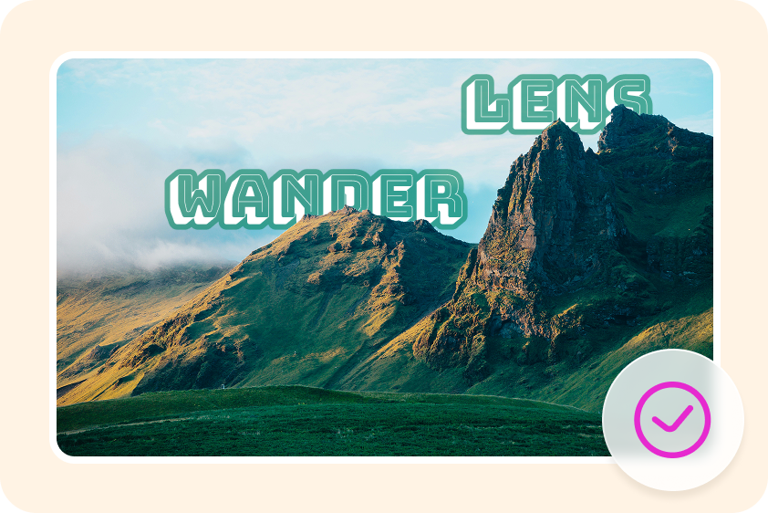 Easy-to-use text behind image editor in CapCut