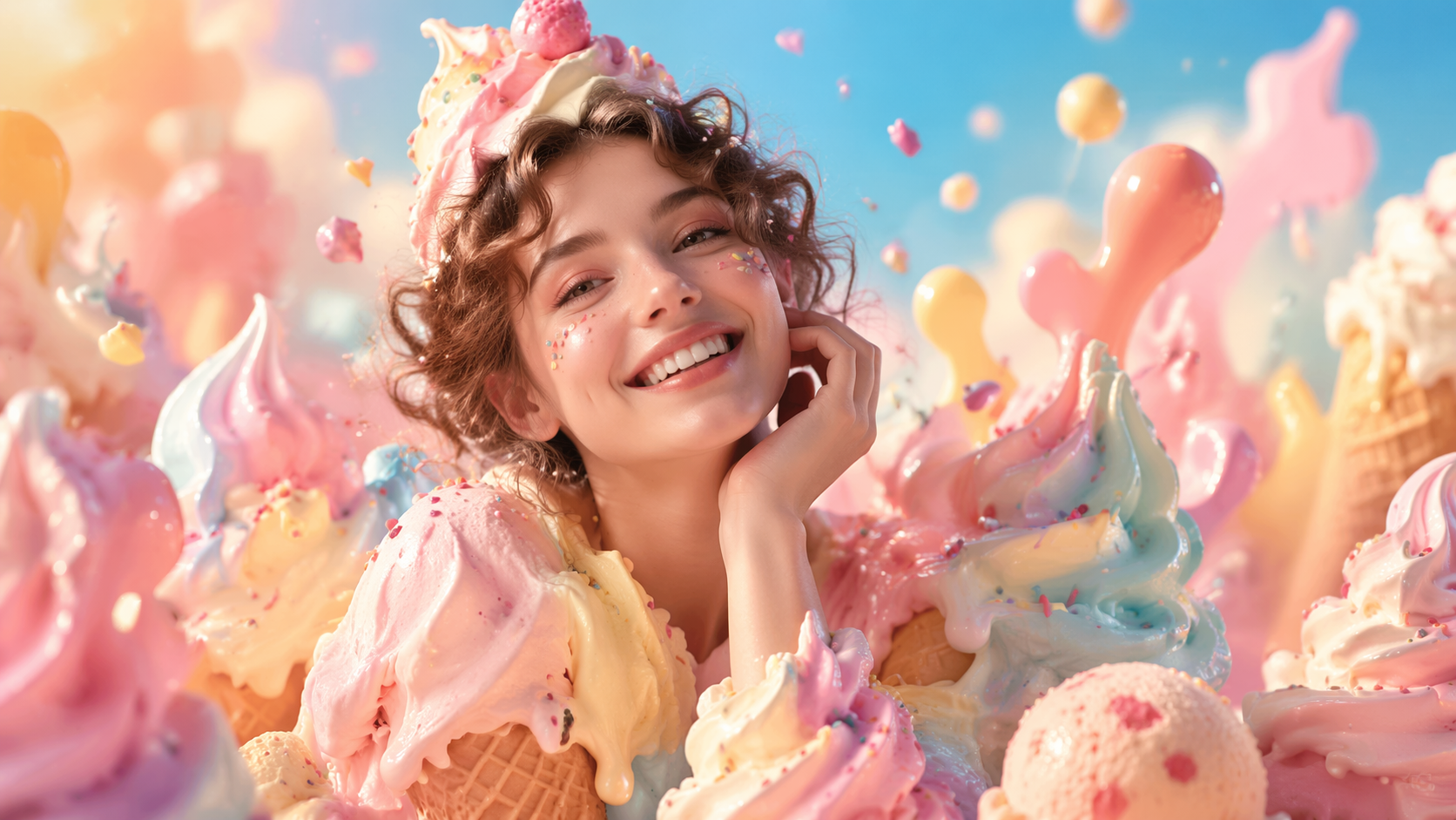 Dreamina AI ice cream filter 16:9 hero image