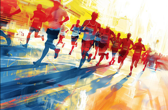 Marathon race posters