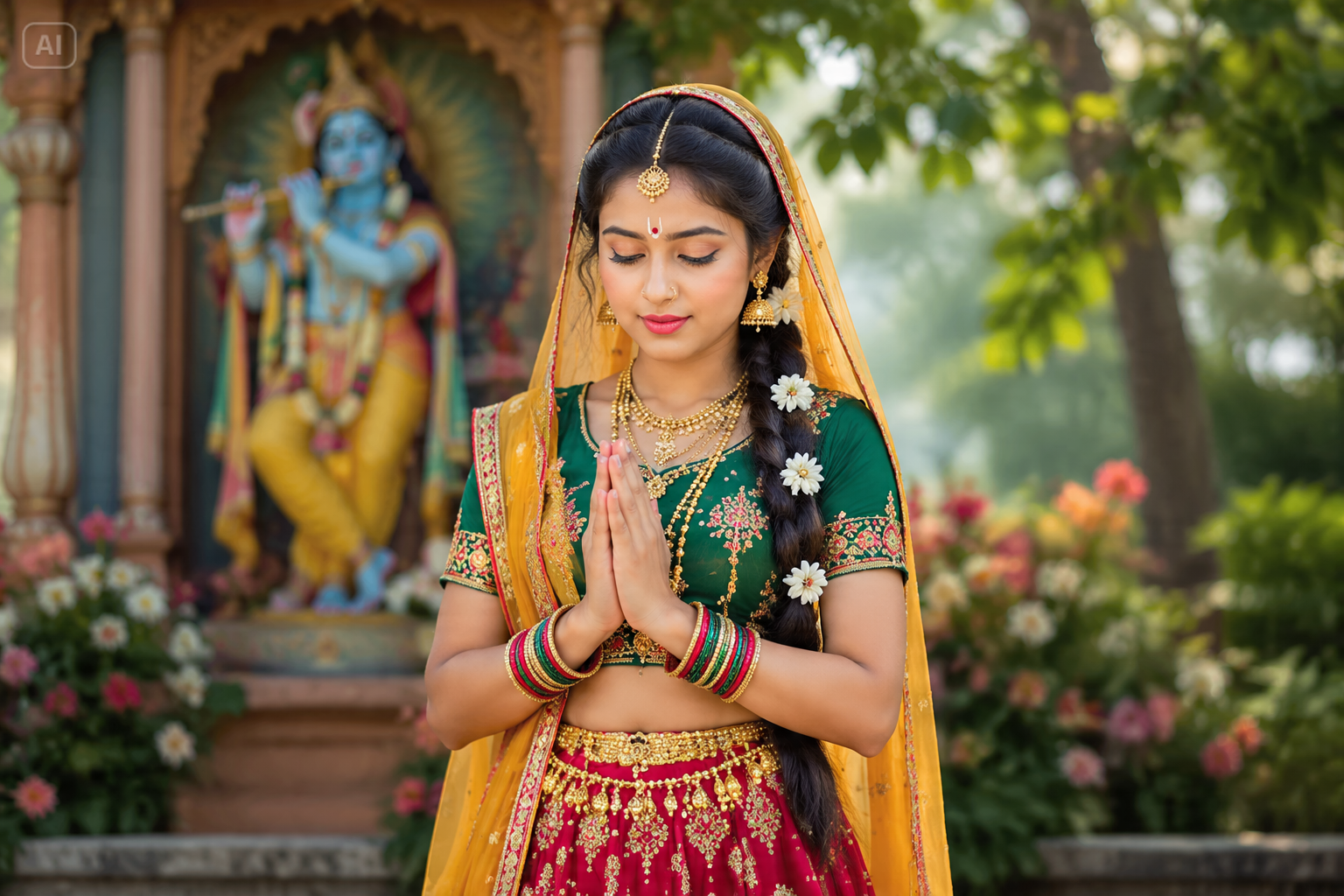 Krishna AI Photo Editing Prompt