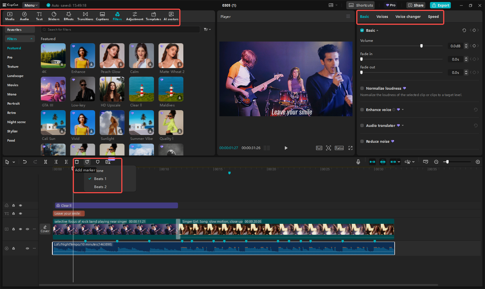 Personalizza il tuo video musicale