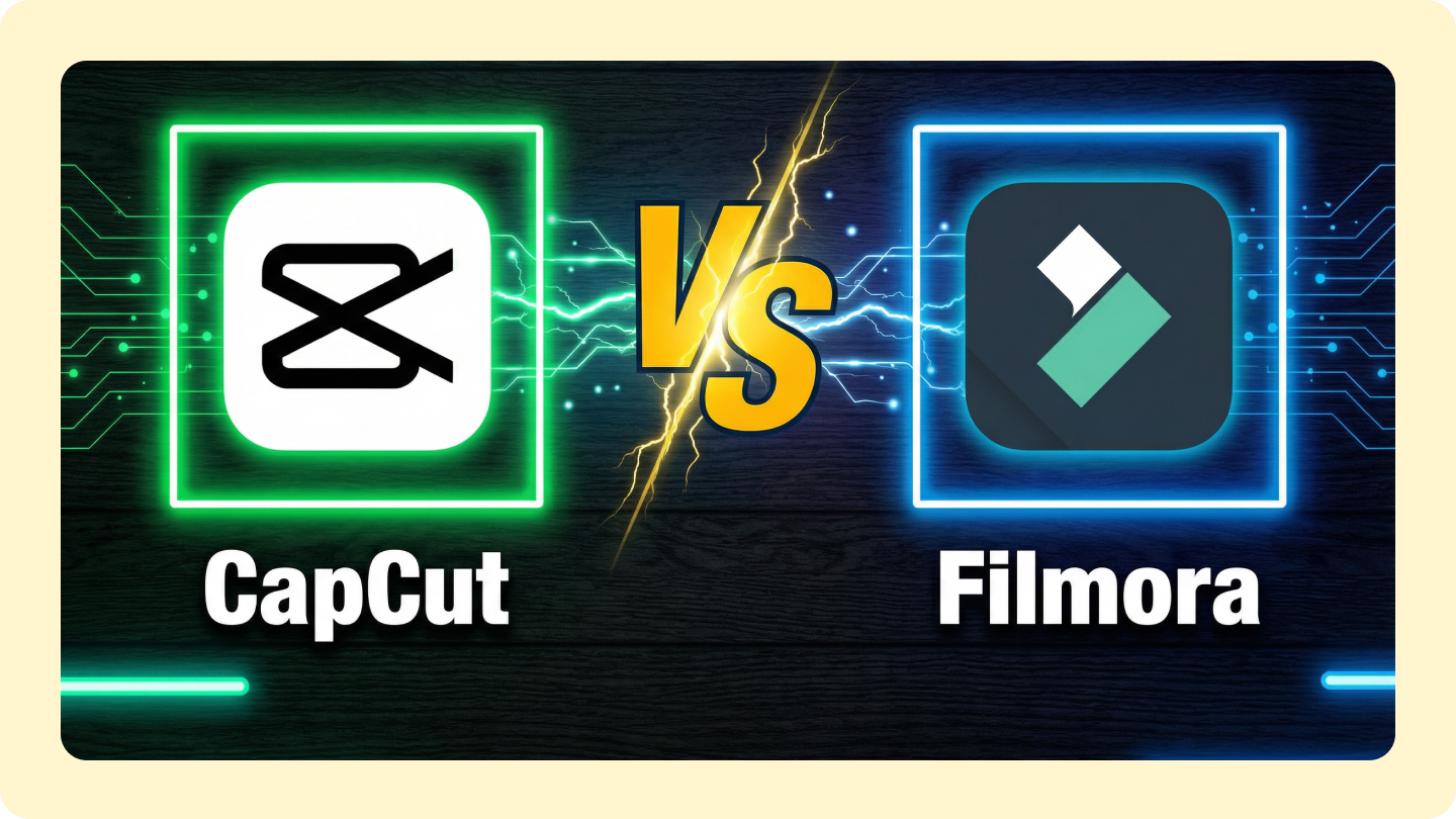 Filmora vs CapCut: Análise, comparação e alternativa de IA para edição de vídeo