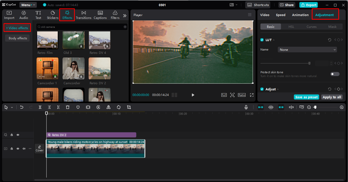 CapCut 데스크톱 비디오 편집기에서 이전 카메라 오버레이 추가 및 향상