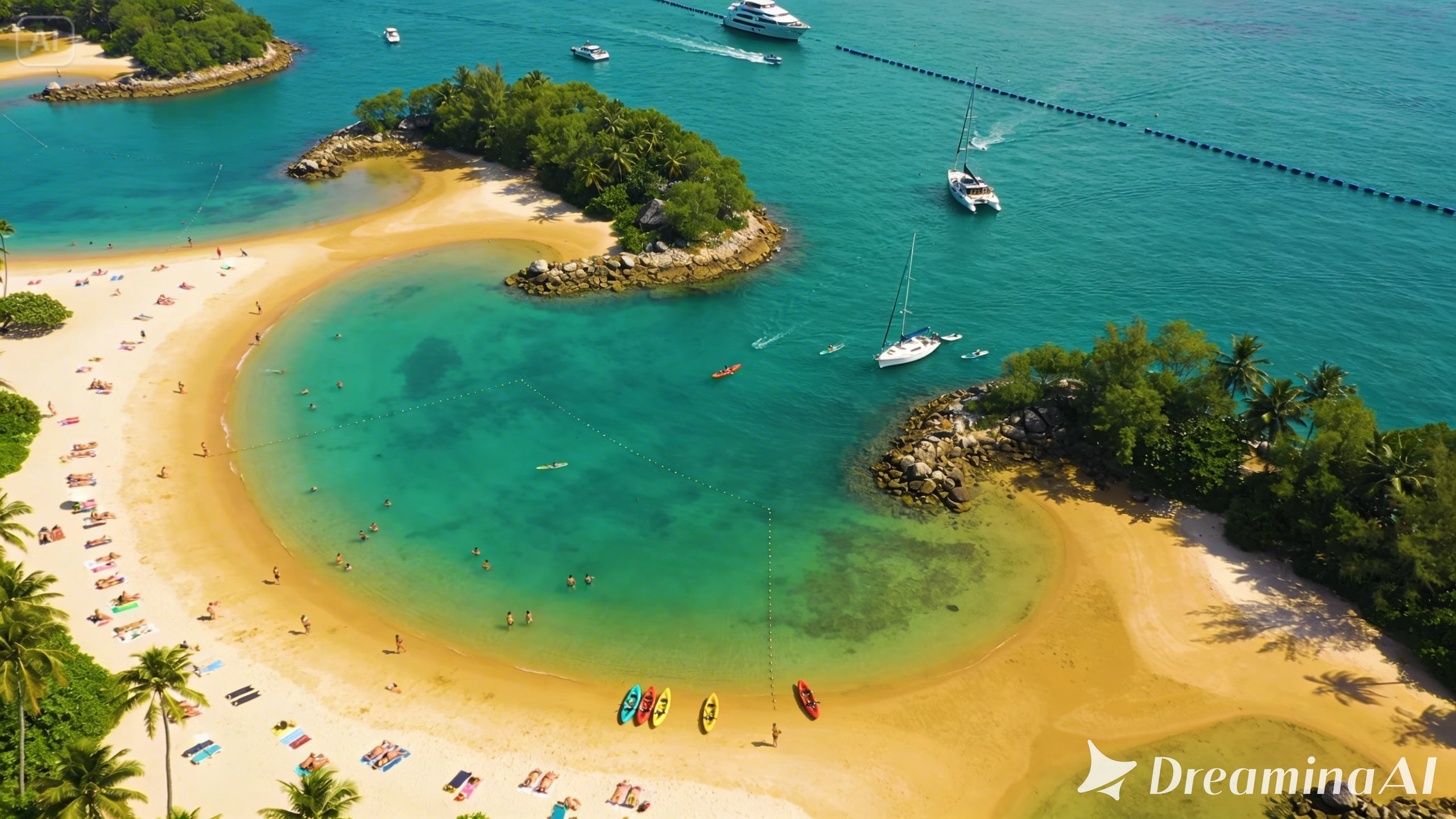 Fotografi pandangan mata burung berkualiti tinggi di Dreamina