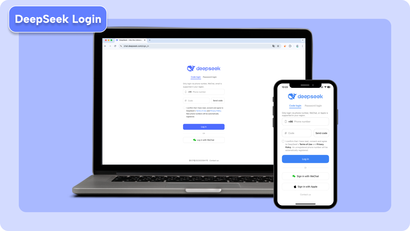 deepseek login
