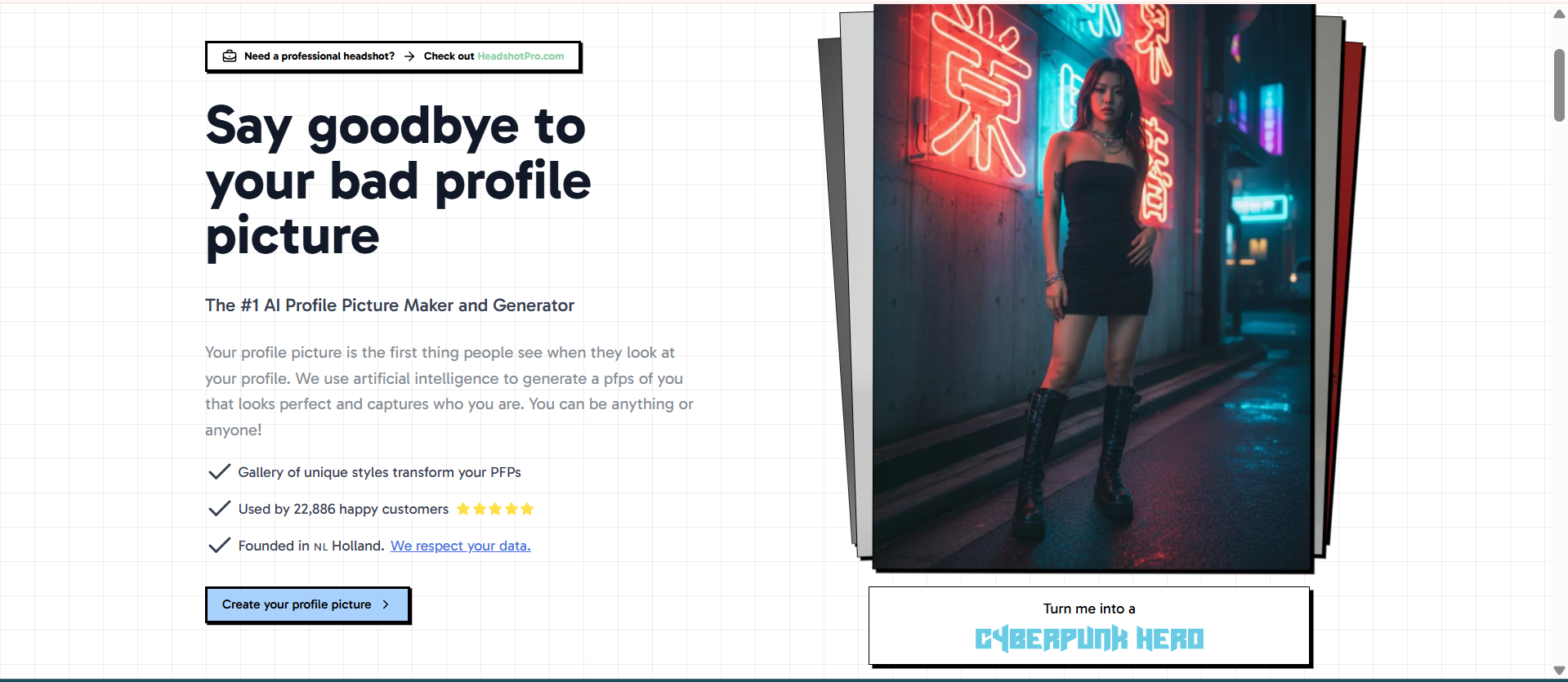 Imagen de perfil AI para hacer una foto de perfil personalizada de WhatsApp AI