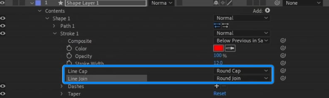 Organize shapes and add Trim Paths to After Effects