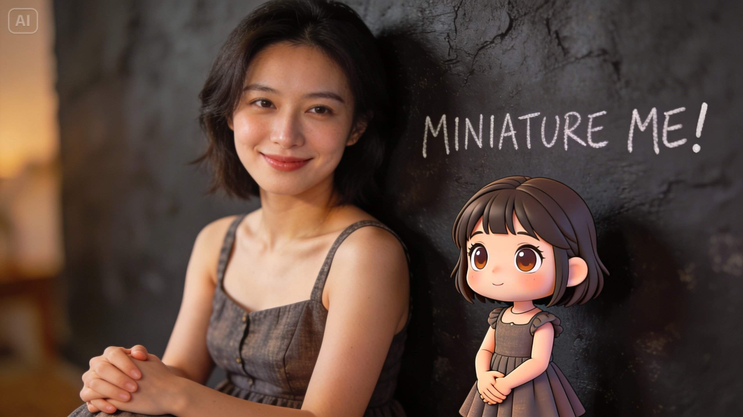 Miniaturowe zalety AI Photo