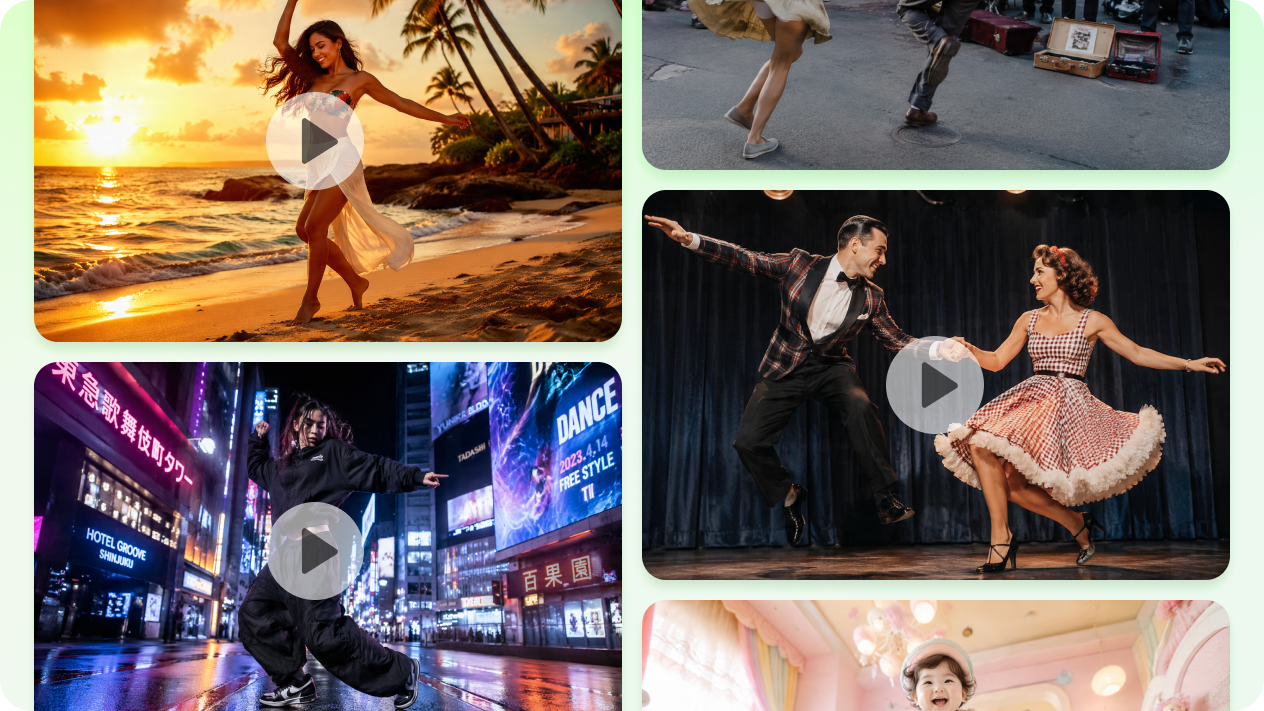 Explore multiple sway styles with AI Agent