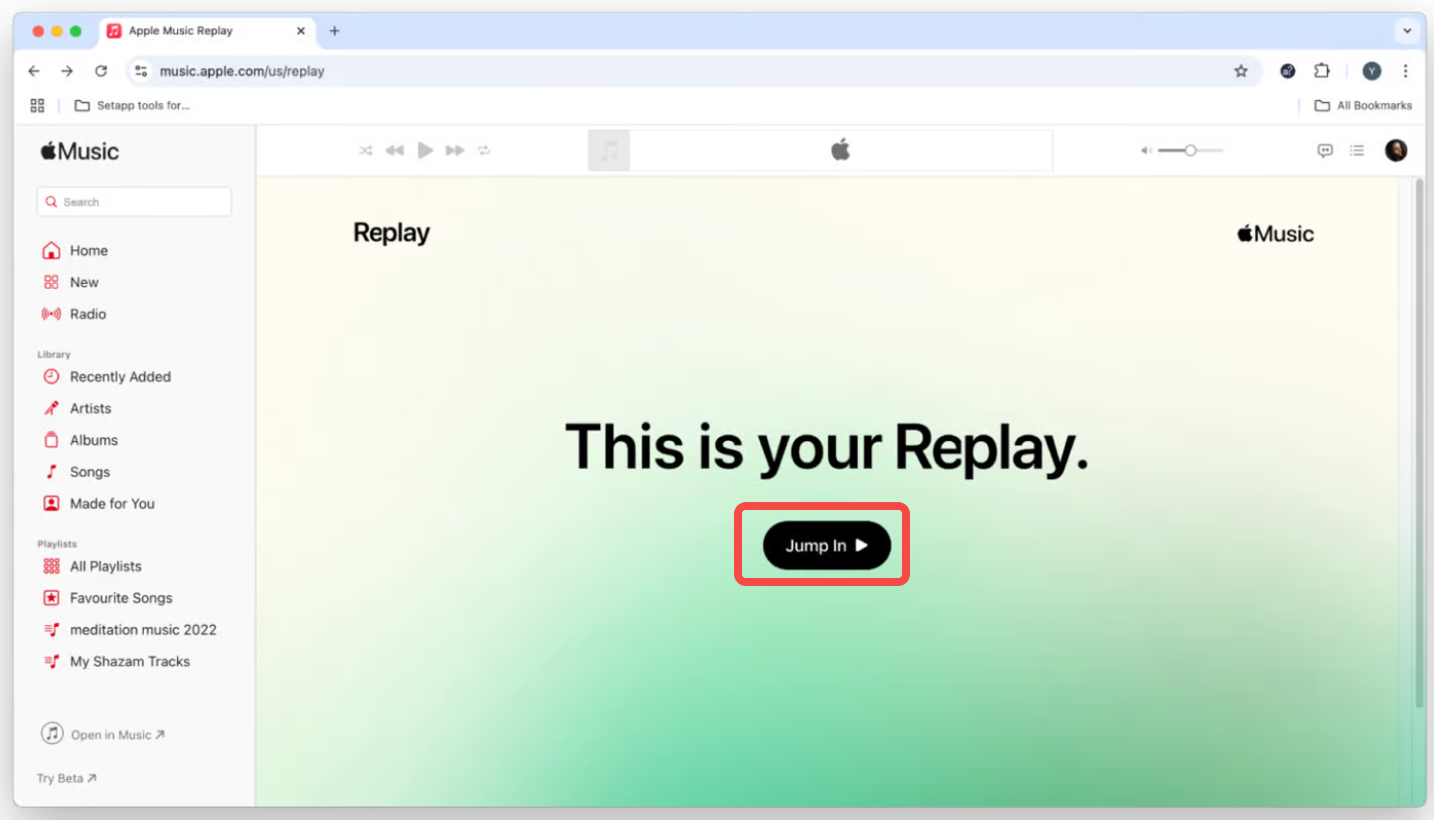 Paano mahahanap ang aking Apple Music Replay sa Mac