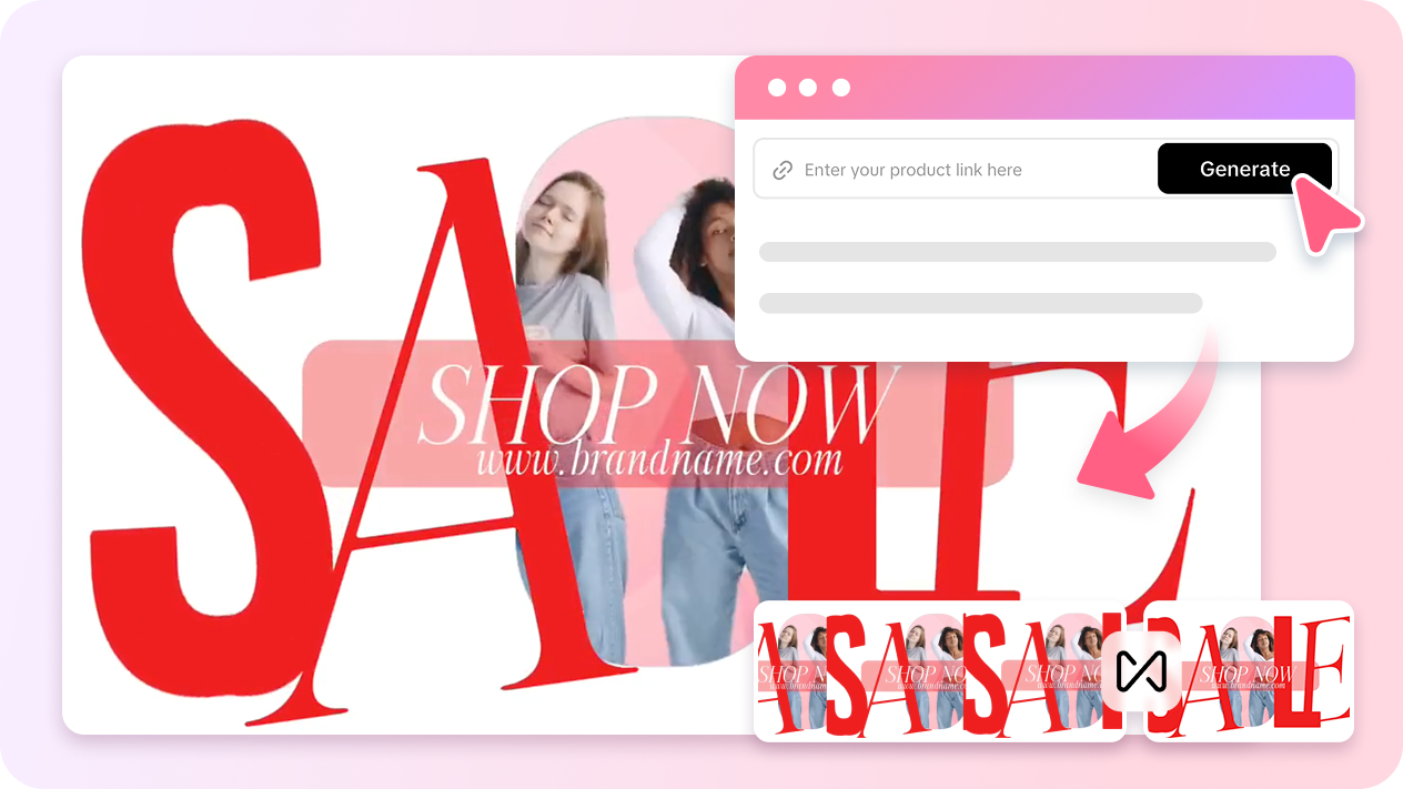 AI-powered ad creation with product links