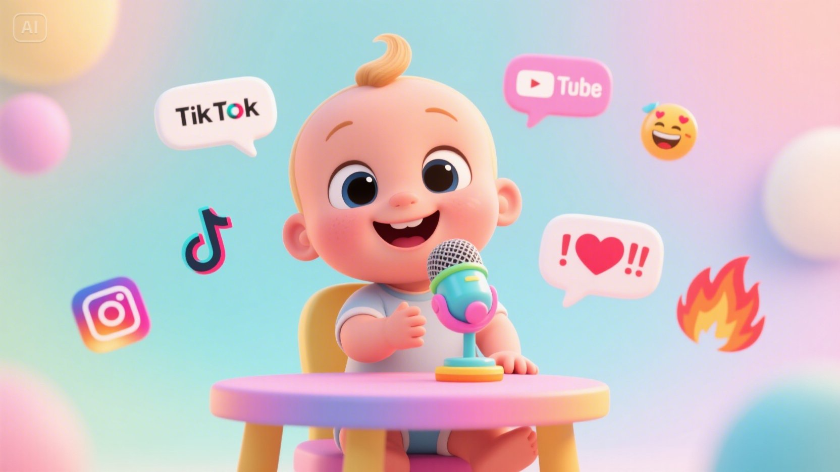 Why are baby talking videos trending on social media