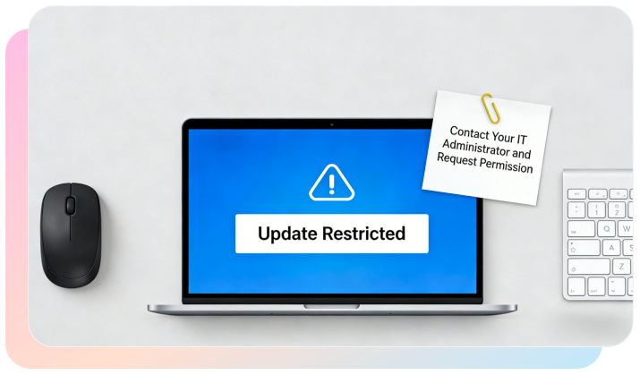 Update restricted