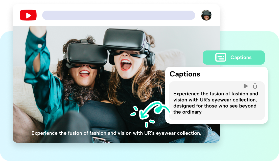 add captions to videos